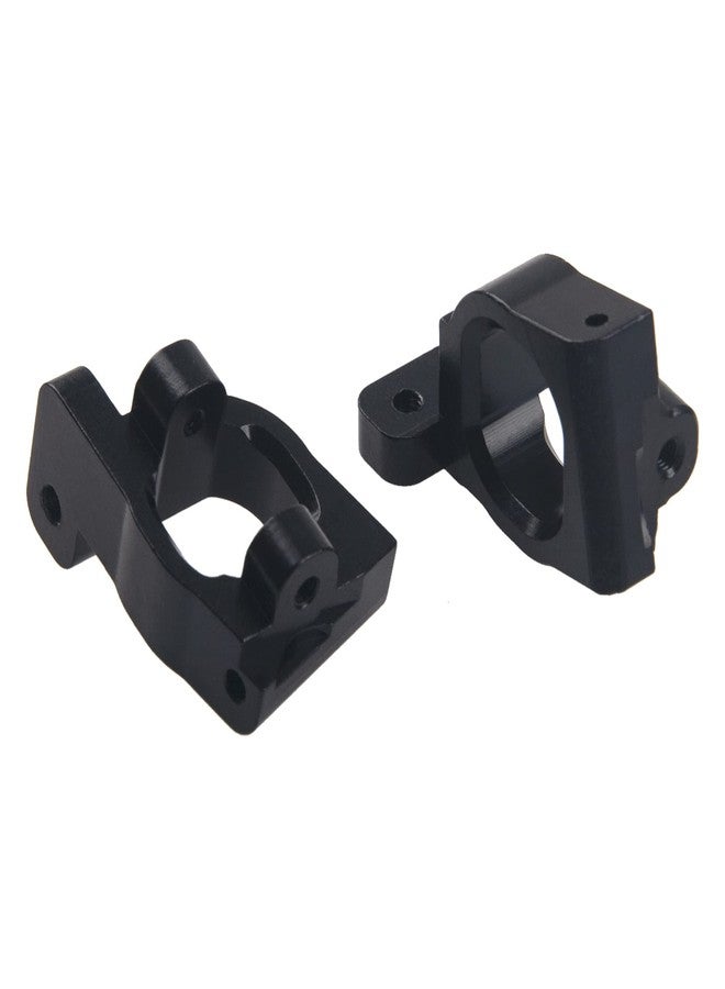 Share Goo ShareGoo RC Steering Knuckle Kit Hub Carrier C Hub Carriers Rear Axle Carrier Compatible with WLtoys 144001 1/14 RC Car Buggy Upgrade Parts,Black - Image 4
